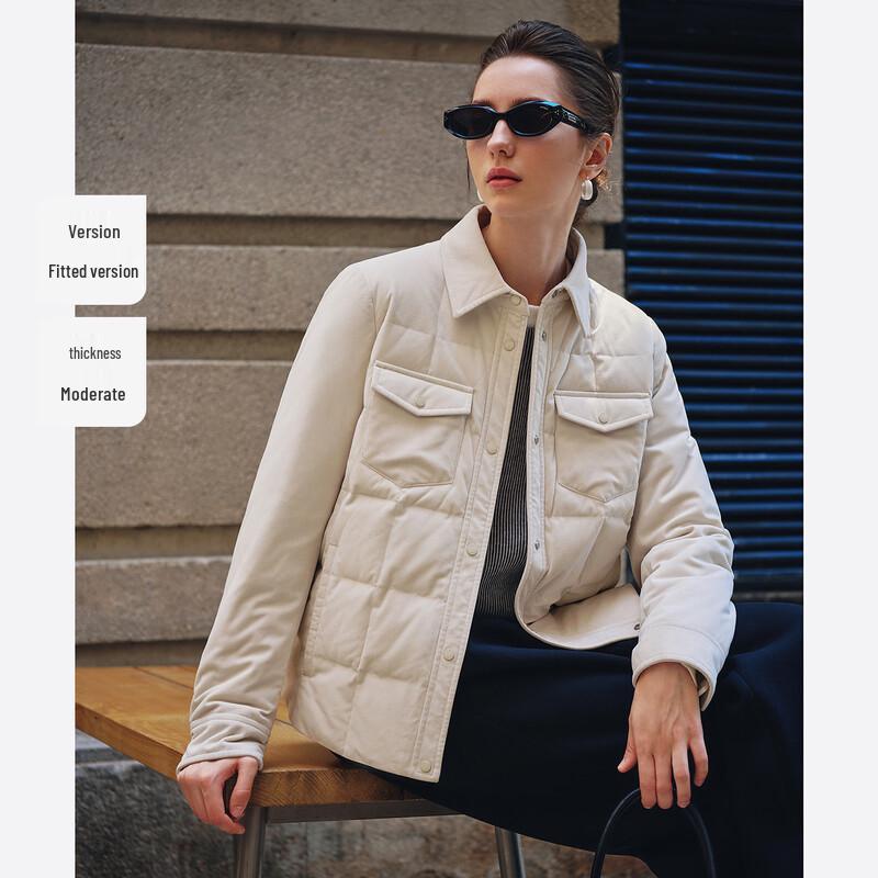 Navigare Women's Corduroy Lightweight Down Jacket