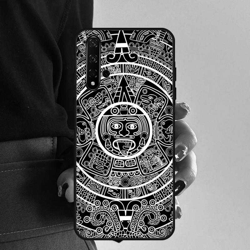 Mayan Calendar For Huawei Nova Y70 Y90 Y60 Y61 Y91 Y72 9 10 SE 12i 12s 11i 5T P60 Pro P20 P30 P40 Lite Case