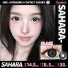 Eyeshare 1 Pair Black Series Contact Lenses for Eyes Big Dark Black Color Lenses Yearly Cosmetics