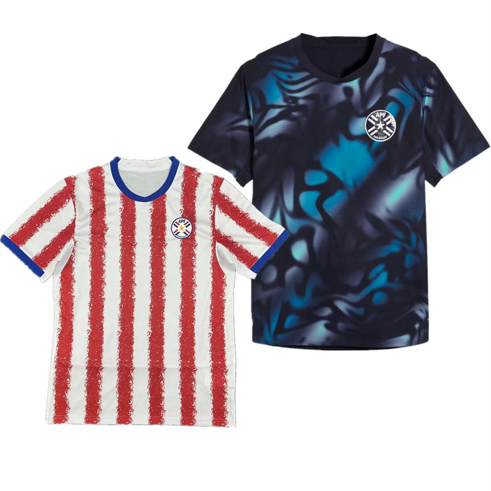 Paraguay 2026 World Cup Home & Away Jersey Fan Edition Short Sleeve Top