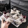 2025 Spring and Summer New Student Sports Shoes Middle and Older Children's Sports Shoes Mesh Dad Shoes Manufacturer EVA Sole