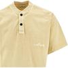 Stone Island Letter Logo Polo Neck Short Sleeve T-Shirt Men Tops Light-Yellow 801521857-V0191
