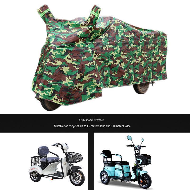 Electric Tricycle Sunshade: Thickened Heat Insulation Cover for Elderly Scooters
