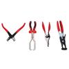 4 Pcs Hose Clamp Pliers Kit High Carbon Steel Ergonomic Fuel Line Pliers Set for Wiring Electrical Maintenance