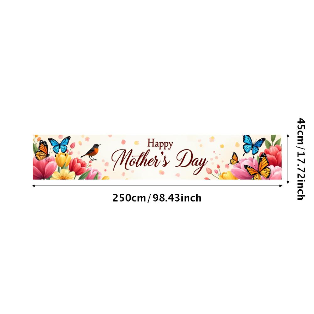 Großes Veranstaltungsbanner Muttertagsbanner Heimfeiern für Mama Familienveranstaltungen Heimdeko