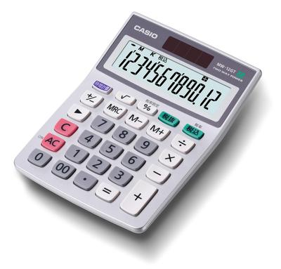 Casio Kalkulator zgodny z ustawą o ekologicznych zakupach 12-cyfrowy Mini Just Type z certyfikatem Eco Mark MW-12GT-N