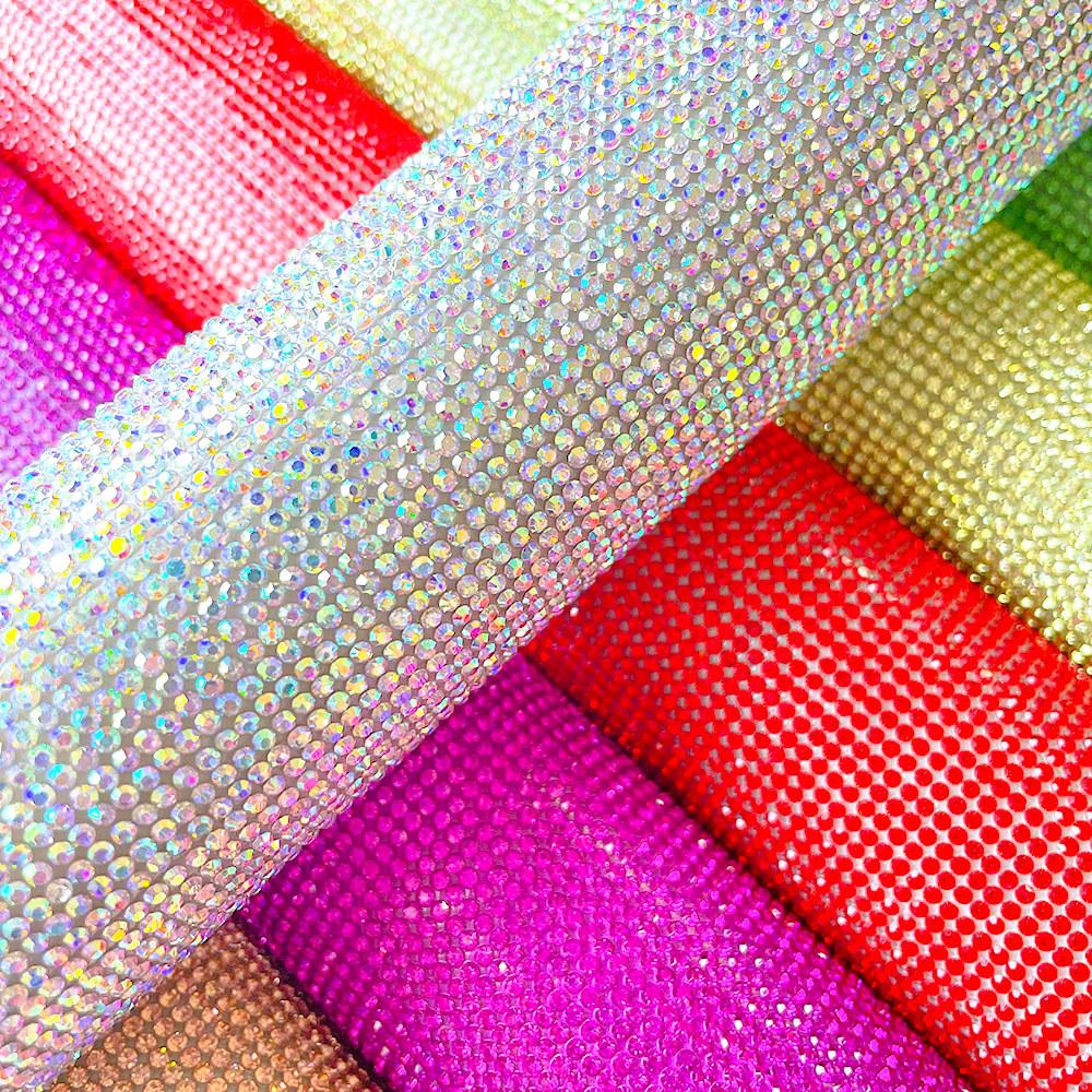 24x40cm Self Adhesive Rhinestone Trim Luxurious Crystal Trim Accessories for DIY PC Phone Case Shoes Car Photo Frame Bag Decor