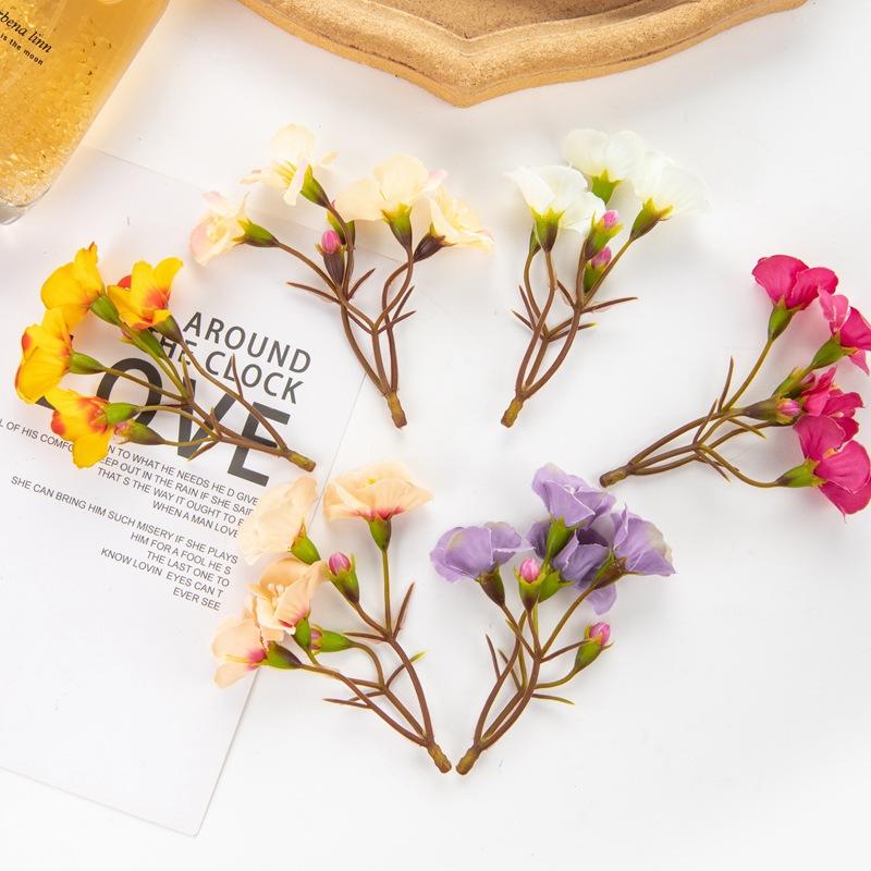 DIY Handmade Headdress Accessories Semi-finished Simulation Bouquet Flowers Shoes Hats Hair Clips Clothing Clothing Accessories Elegance Fake Flowers