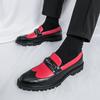Herren Ganzjahres-Ein-Schritt-Retro-Britisch-Set Spitz zulaufende Loafer Koreanische Version Atmungsaktiv Faul Lässig Herrenschuhe