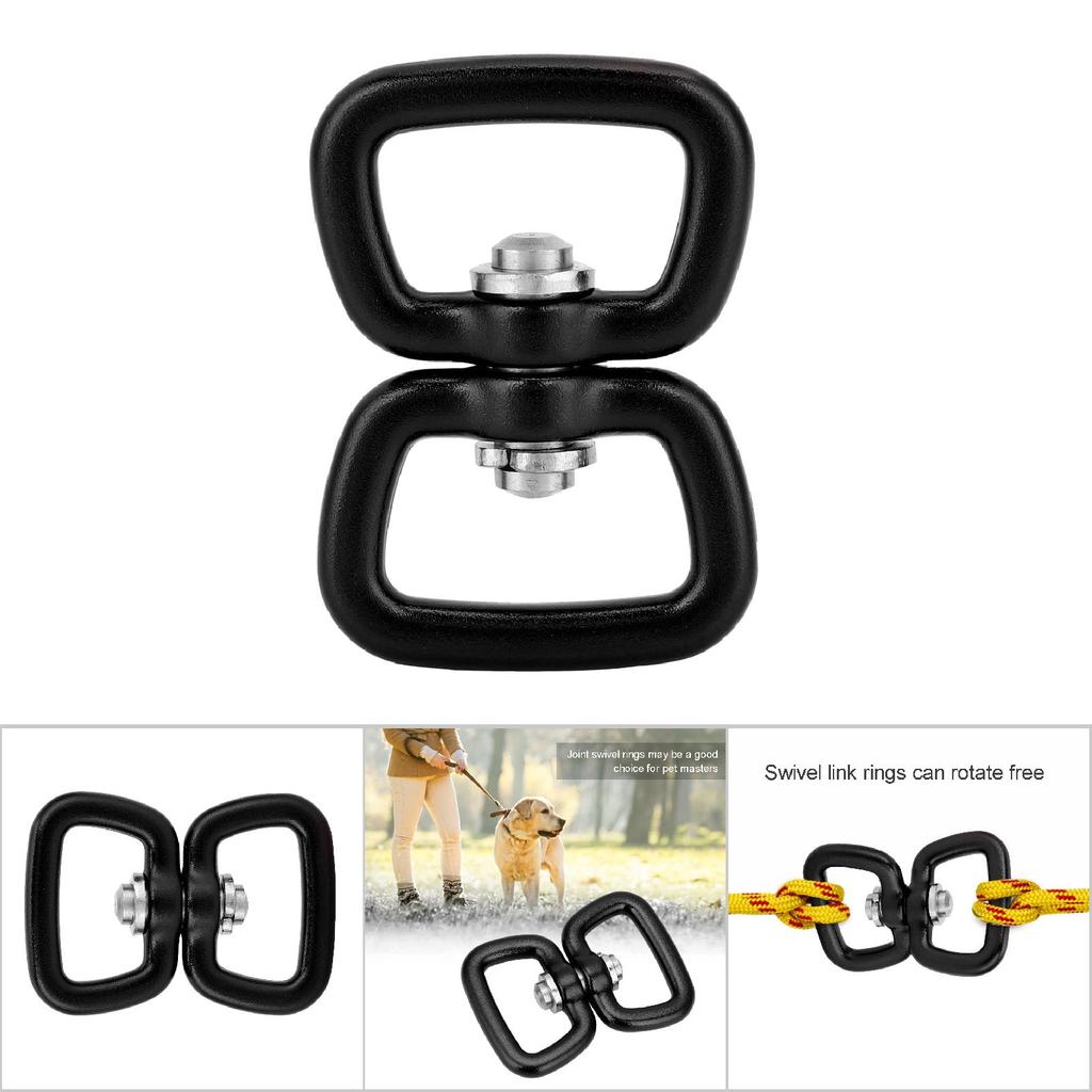 Outdoor Aluminum Alloy Key Connection Buckle Adapter Black