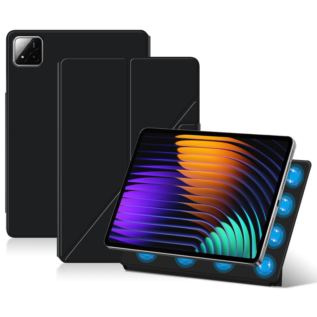 For Xiaomi Pad 7 Leather Case Origami Stand Magnetic Tablet Cover Auto Wake/Sleep