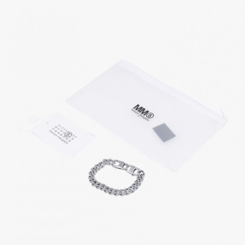 Maison Margiela Βραχιόλι Αλυσίδα Χάραξη Αρίθμηση Λογότυπο Sm6uy0110 P8884 954