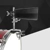 Metal Cowbell & Mount Holder Kit Hoop Mounted Cowbell Clamp Drum Hardware