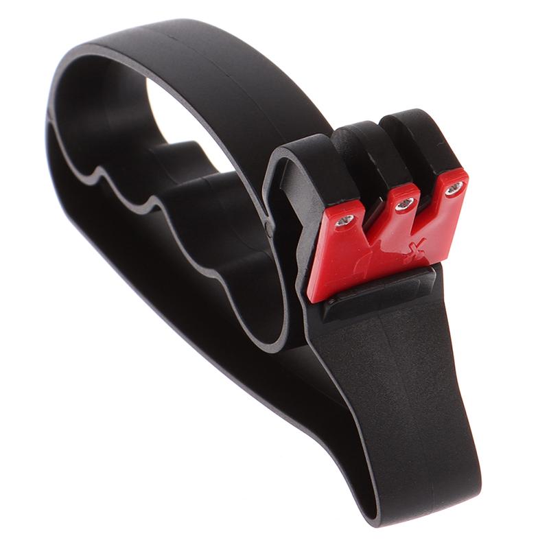 Knife Sharpener 2 In 1 Handheld Scissor Sharpening Grindstone Stone Kitchen Tool