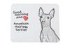 American Hairless Terrier - Mouse Pad with Print, Personalized Dog-themed Mouse Pad, Unique Gadget for an Office Worker by Art-Dog Brand