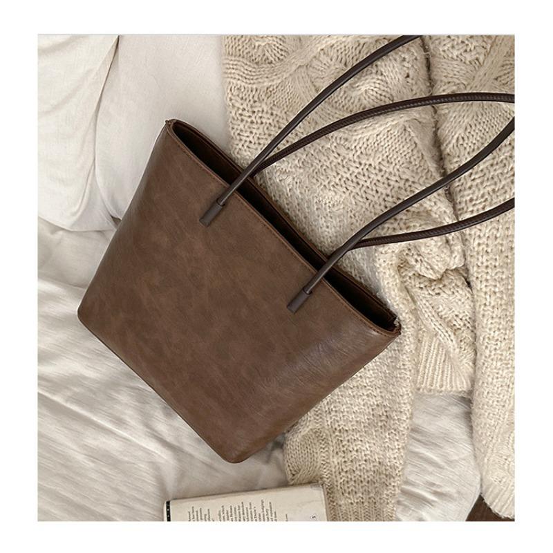 

Ручная сумка для поездок на работу, Ретро и простая сумка-тоут, Универсальная и вместительная сумка через плечо