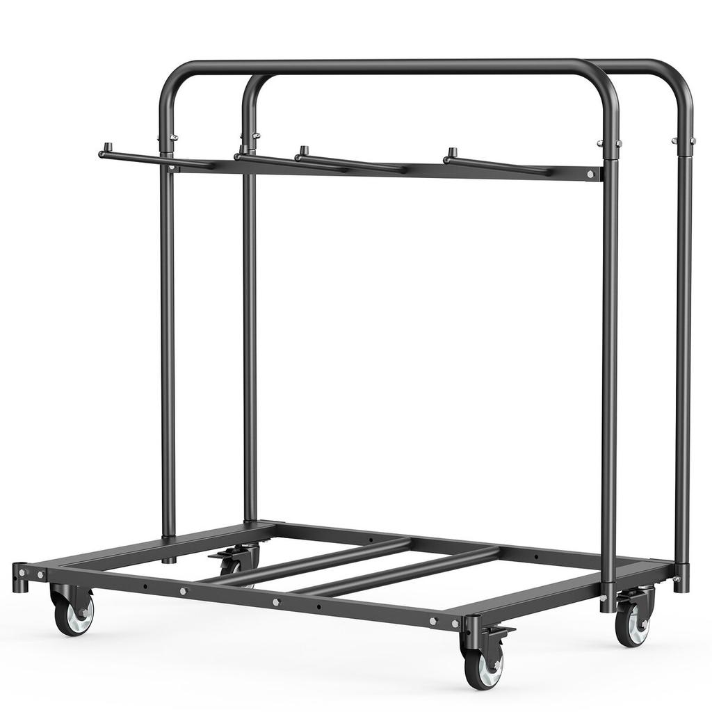 Folding Chair Rack Cart for 5 Tables+14 Chairs of 400LBS with Casters