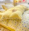 Thicken Winter Super Warm Duvet Cover for Double Bed 3D Carving Milk Velvet Comforter Cover Queen Funda Nordica Cama 150