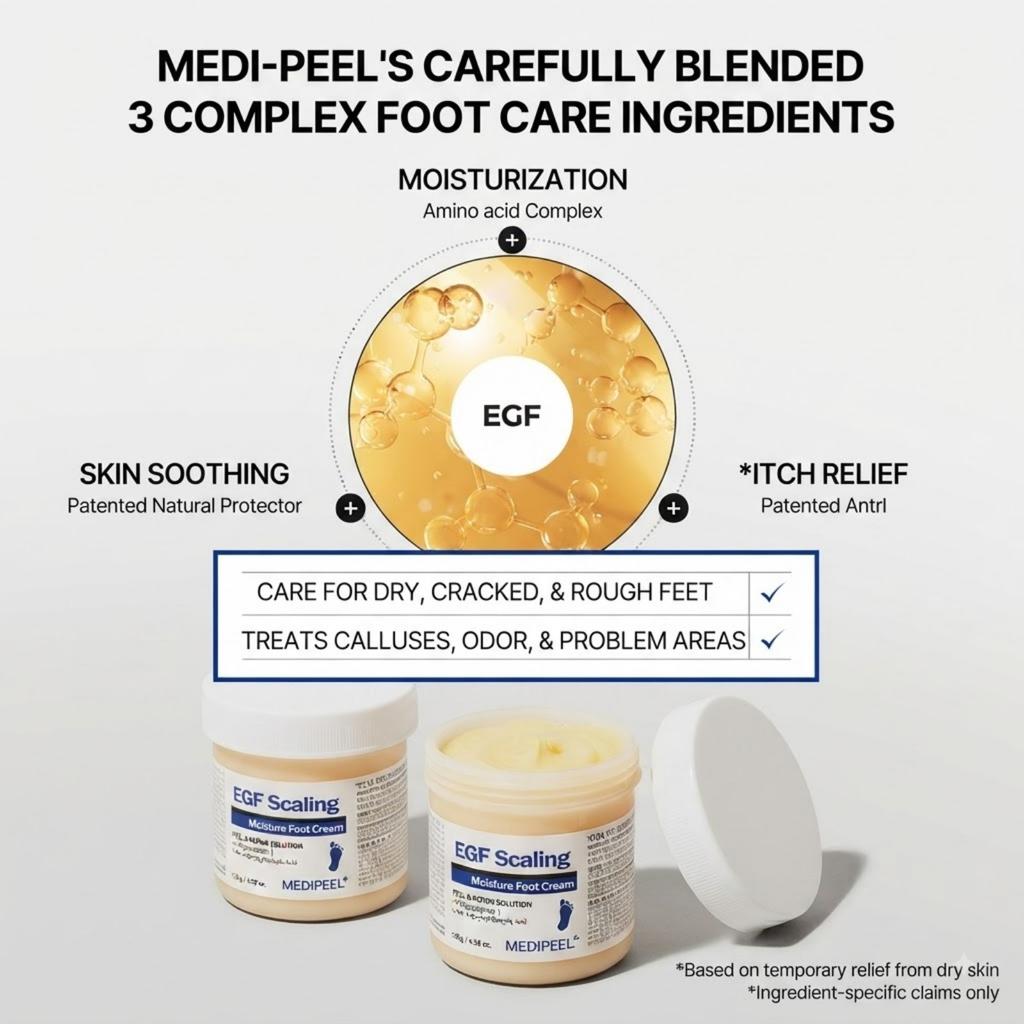 MEDIPEEL EGF Scaling Moisture Foot Cream 130g Korean Foot Care Cream