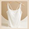 Cross-back Strappy Vest Women's Chest Pad Large-sized Modal Versatile Sleeveless Top