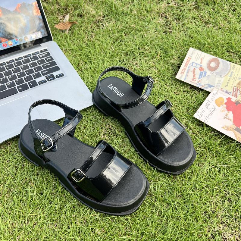 

Fashion Fashion Versatile Women s Shoes Spring New Soft Soled Outdoor Sandals Anti Slip Thick Soled Beach Shoes Comfor Women s Sandals 36-37