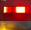 Compatible with Sinotruk Howo Original LED Rear Tail Light Assembly for Brake, Turn, and Reverse with Rear Combination Light Accessories.