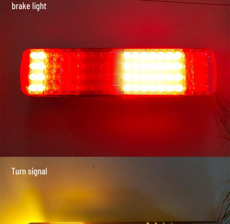 Compatible with Sinotruk Howo Original LED Rear Tail Light Assembly for Brake, Turn, and Reverse with Rear Combination Light Accessories.