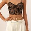 European and American Waist Chain Women's Elliptical Geometric Simple Fashion Design Sense, Metal Belt Accessories High-end Sense
