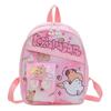 Children Printed Capybara Backpack Breathable Lightweight Cute Schoolbag Cartoon