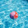 Water Bounce Ball for Swimming Pool Beach and Outdoor Play Soft TPR Fabric Cover High Elasticity Durable Design for Recreational Use