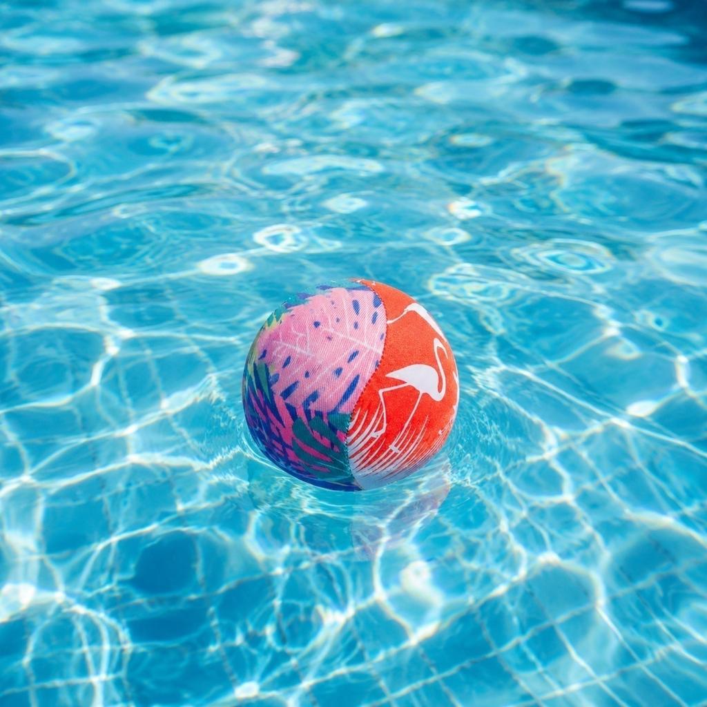 Water Bounce Ball for Swimming Pool Beach and Outdoor Play Soft TPR Fabric Cover High Elasticity Durable Design for Recreational Use