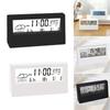 Temperature & Humidity Clock, Creative Weather Display, Electronic Alarm Clock, Desk Decoration, Living Room & Bedroom Clock