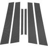 6 Pcs Door Pillar Window Trim for Nissan Maxima 2009-2015 Front Rear Left Right Anti Scratch Sticker Pillar Posts Cover Carbon Fiber Pattern Black