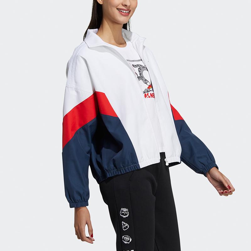 Adidas Neo Cny Series Retro Sports Stand Collar Jacket Women Jacket H50250