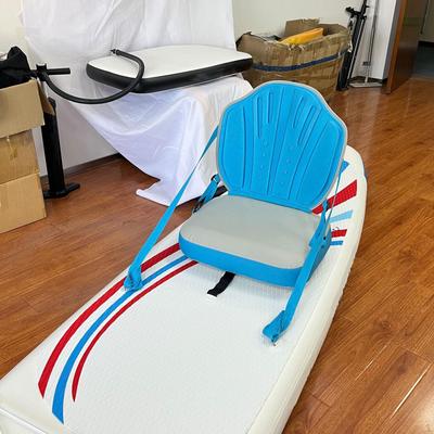 Kajaksitz mit Rückenlehne Verstellbarer Gurt Teile Praktisches aufblasbares Stand-Up-Paddleboard für