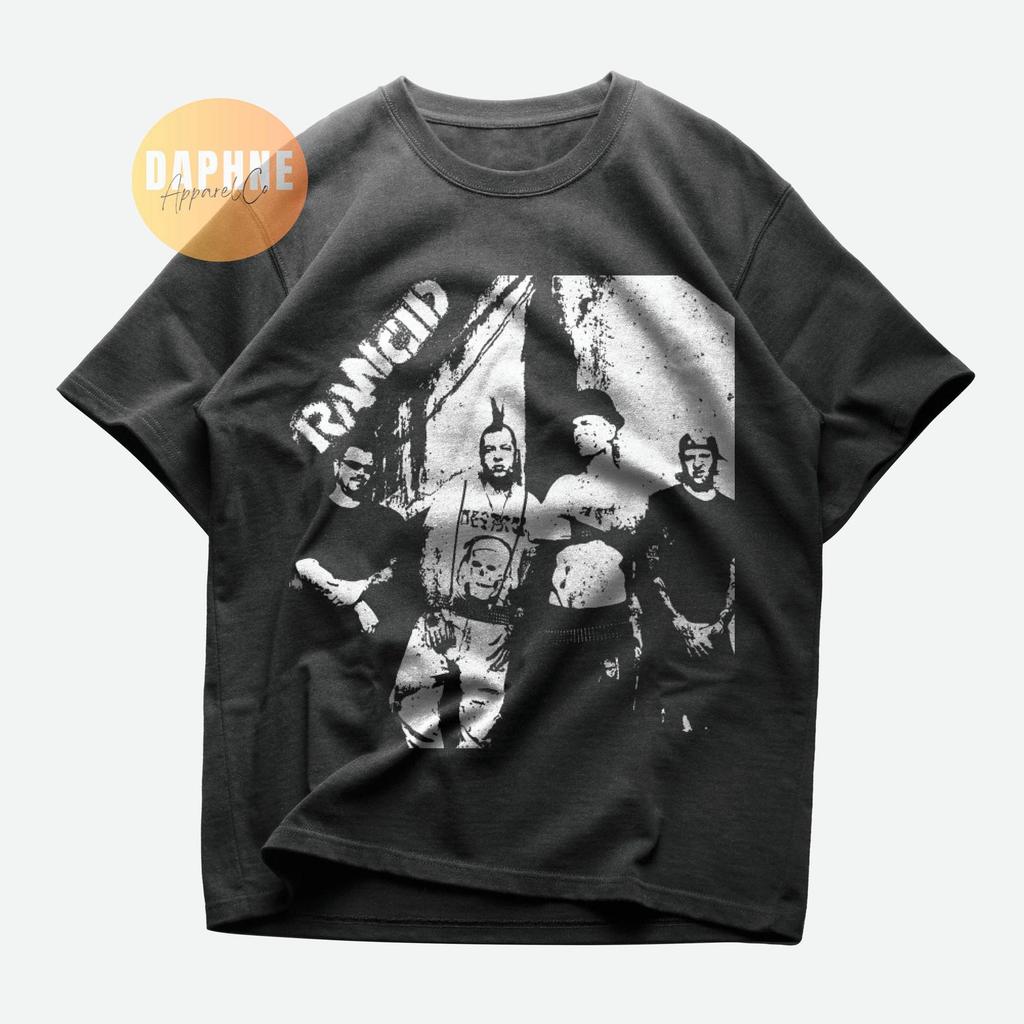 Rancid Band T shirt: Fall Back Down Album Art, 90s Punk Rock