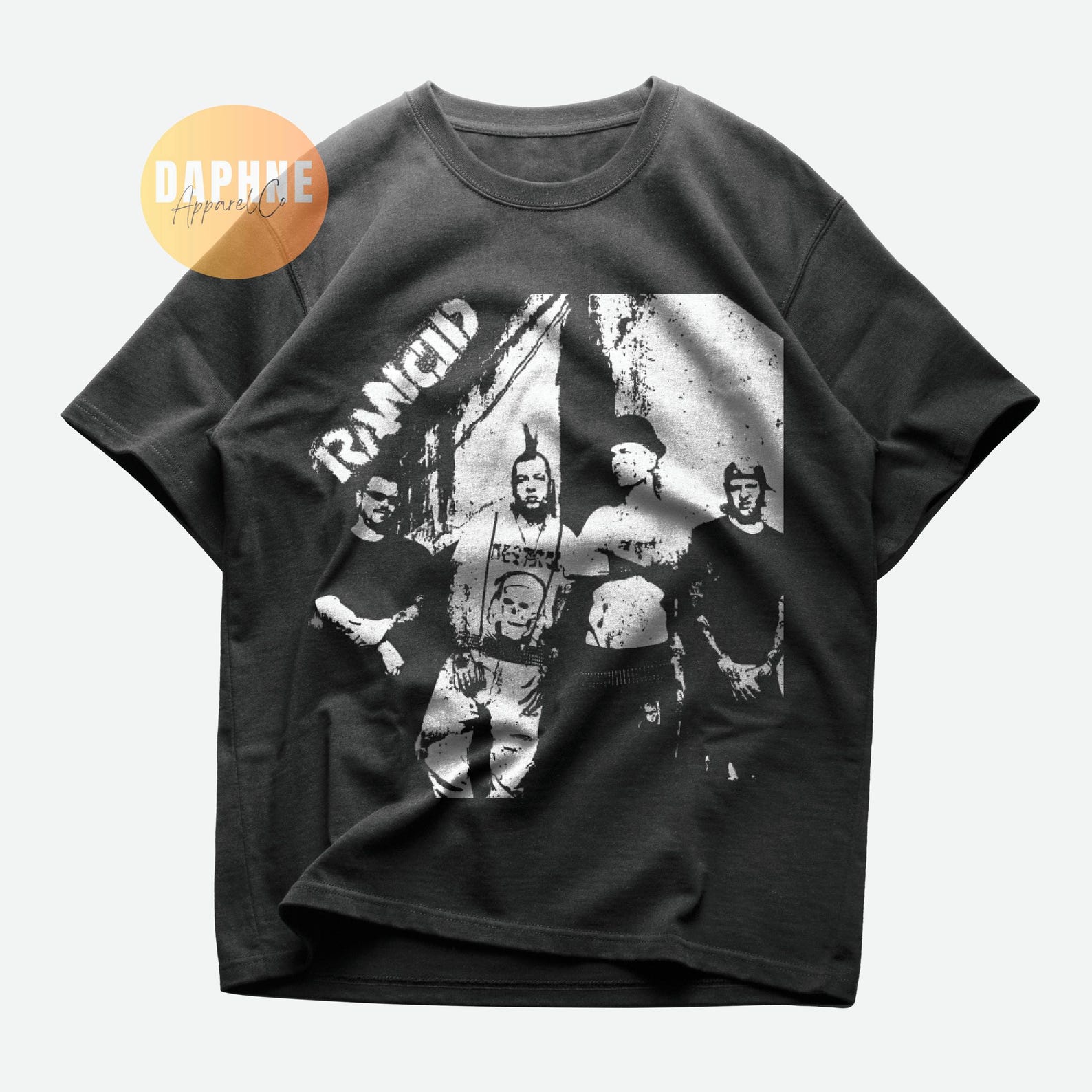 Rancid Band T shirt: Fall Back Down Album Art, 90s Punk Rock M
