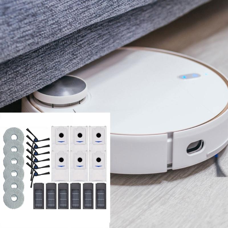 Vacuum Cleaner Mop Pads Replacement Set Vacuum Cleaner Side Brushes Vacuum Cleaner Spare Part for X2 X2pro Model