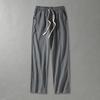 Men's Spring and Summer Light Breathable Cotton Pants Loose Large Size Casual Straight Pants