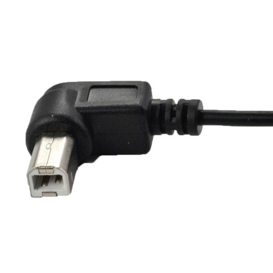 1.5m/5ft USB 2 Male to USB Type A Type B Male Right Angle