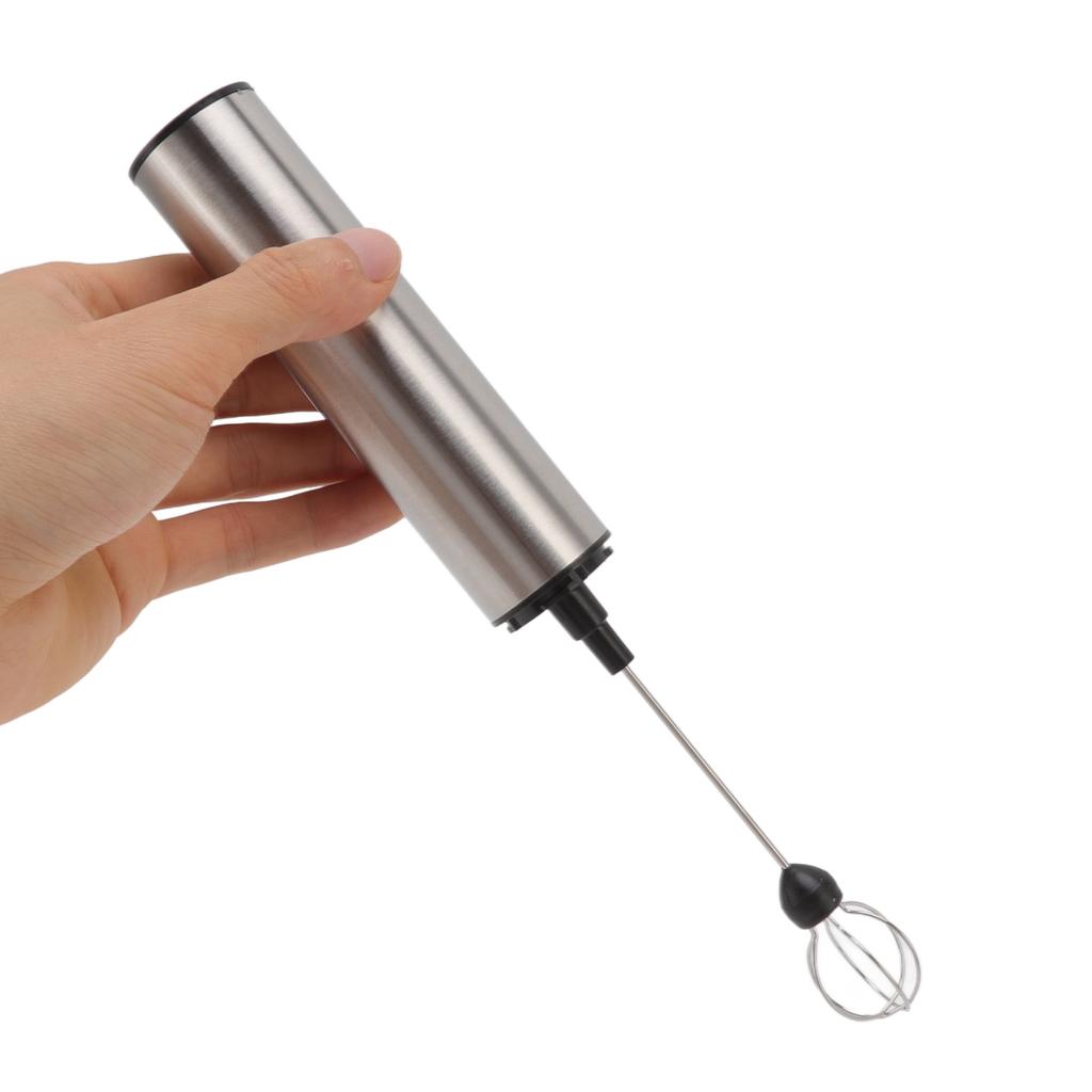Elektrischer Mini-Mixer Handheld Auto Edelstahl Abnehmbarer Milchaufschäumer für Zuhause Küche