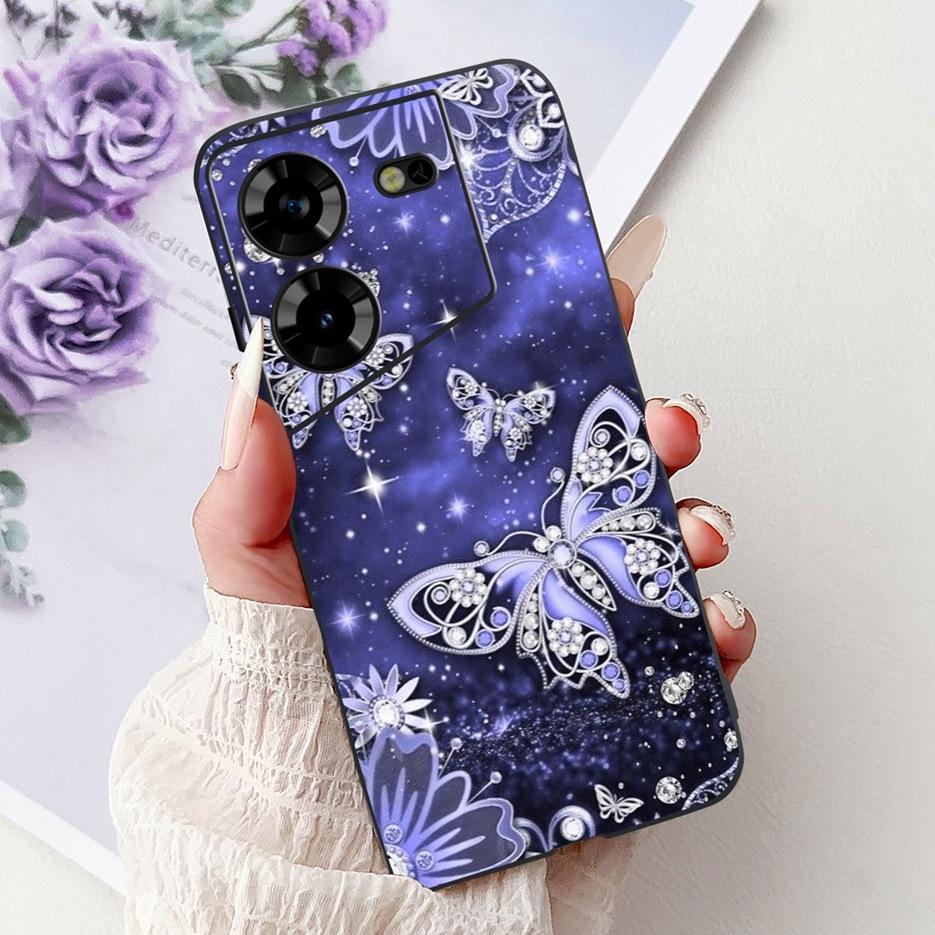 For Tecno Pova 5 Case LH7n Cute Fashion Pattern Cover Soft TPU Phone Cases For Tecno Pova 5 Pro LH8n Pova5 Pro Back Cover Bumper