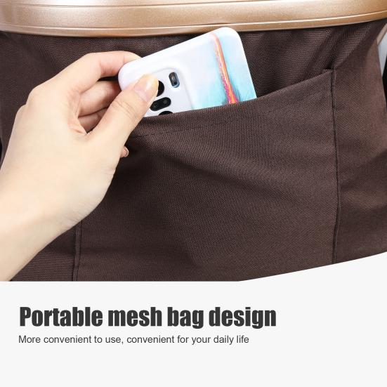 2 in 1 Haustierwagen Haustier Faltwagen mit Abnehmbarem Aufbewahrungskorb 4 Räder Hund/Katze Reisebuggy Faltbare Leichte Hundetransportbox