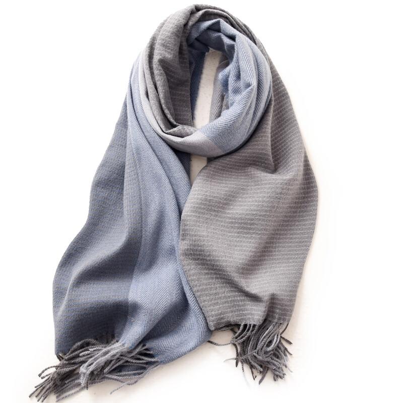Fumaide Solid Faux Cashmere Tassel Scarf