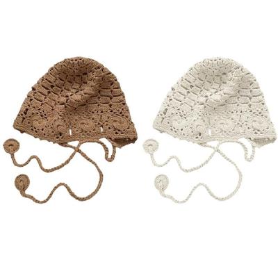 Girls Pullover Hat Handwoven Hat with Handwoven Tassels for Vacations Photo Props