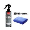 3 In1 Car Quick Ceramic Nano Spray Crystal Coating Liquid Hydrophobic Anti-Scratches Car Wax Paint Care Scratch Remover