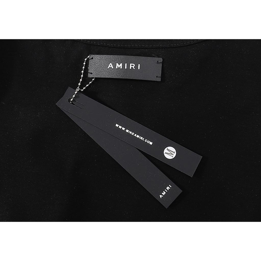 965 Amiri 2025 Sommer Ny Herre- og Dame Løs Høykvalitets Bomull Pluss Størrelse T-skjorte Par T-skjorte