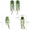 Eucalyptus Indoor Wall Decor Faux Plant With Plastic Leaves For Home Office