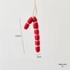 Christmas Festival Snowflake Pendant: Felt Gingerbread Cartoon Ornament