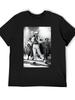 Men'S Oversized T-Shirt Made from 100% Featuring a Retro Dance Pose Graphic - Cr